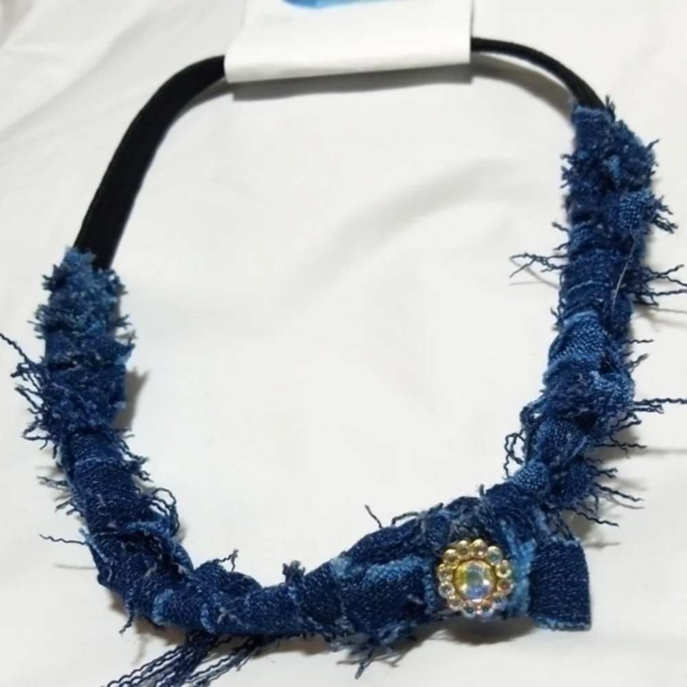 Tasty Raw Edge Denim HEADBANZ 